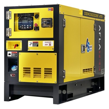 Silent water cooled diesel generator DG25000SE ATS